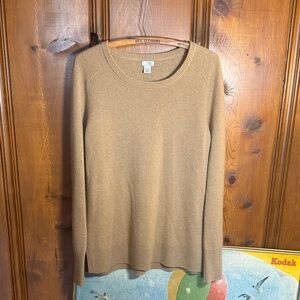 Halogen Cashmere Sweater in Warm Brown
